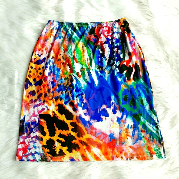Multicolored Tube Skirt - Picture 2 of 5
